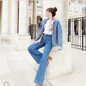 & Other Stories Blue High-Waist Wide-Leg Jeans